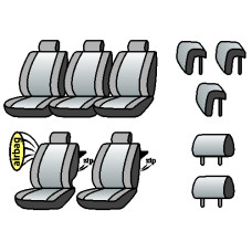 SEAT Alhambra 2010-2015рр. (мінівен) (5 місць) (airbag., 5 окремих сид.) (5 підг