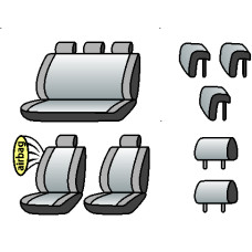 SEAT Ibiza 4 2010-2012рр. (хетчбек) (airbag, сп. і сид. суц., 5 підгол.)