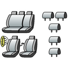 SEAT Leon 1998-2006рр. (хетчбек) (airbag, сп.і сид. 1/3, 5 підгол.)