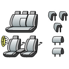 SEAT Leon 2013-2017рр. (універсал) (airbag, сп. 1/3.,пер. і задн. підлок., 5 під