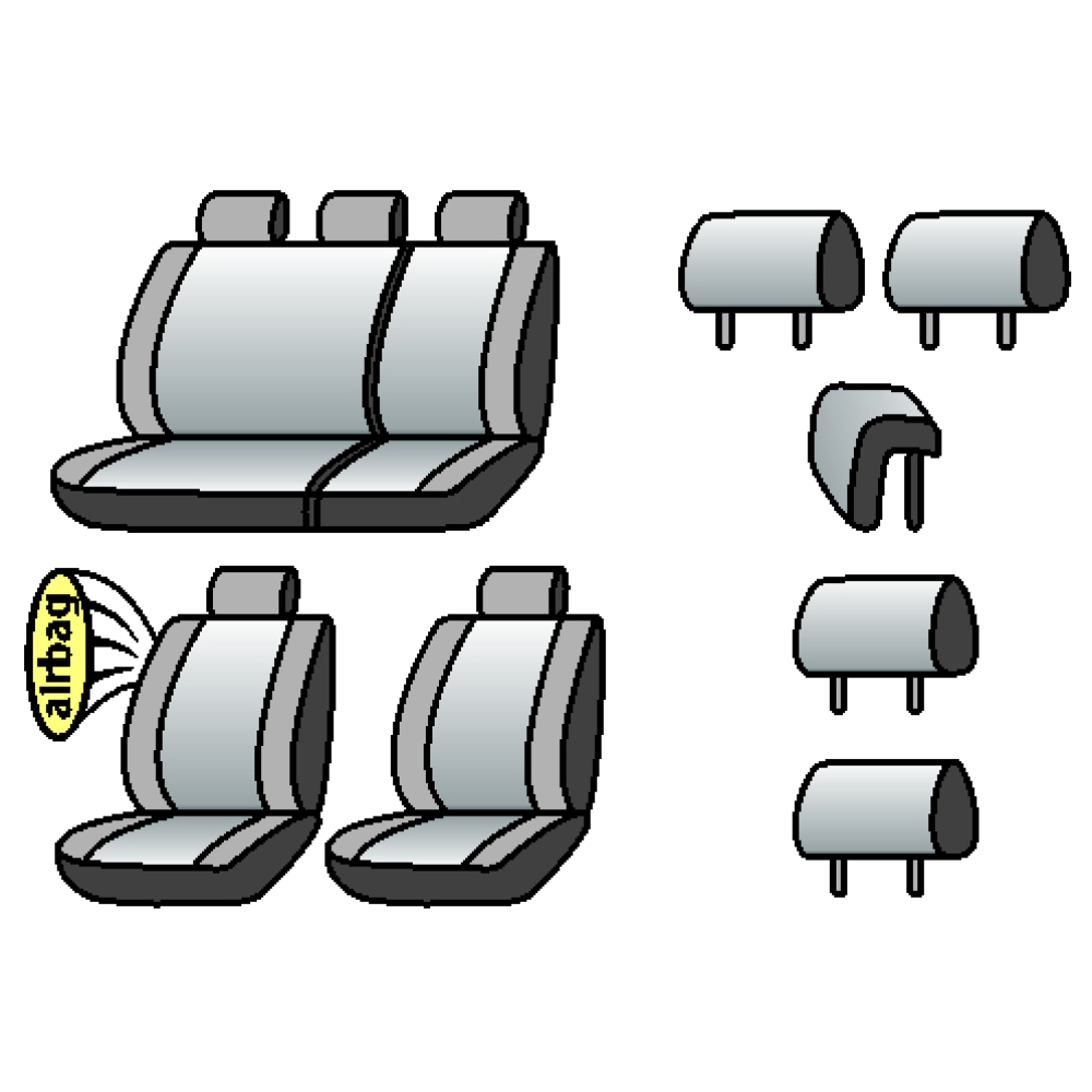 SKODA Fabia II 2007-2010рр. Wagon (airbag, сп. і сид. 1/3, 5 підгол.)