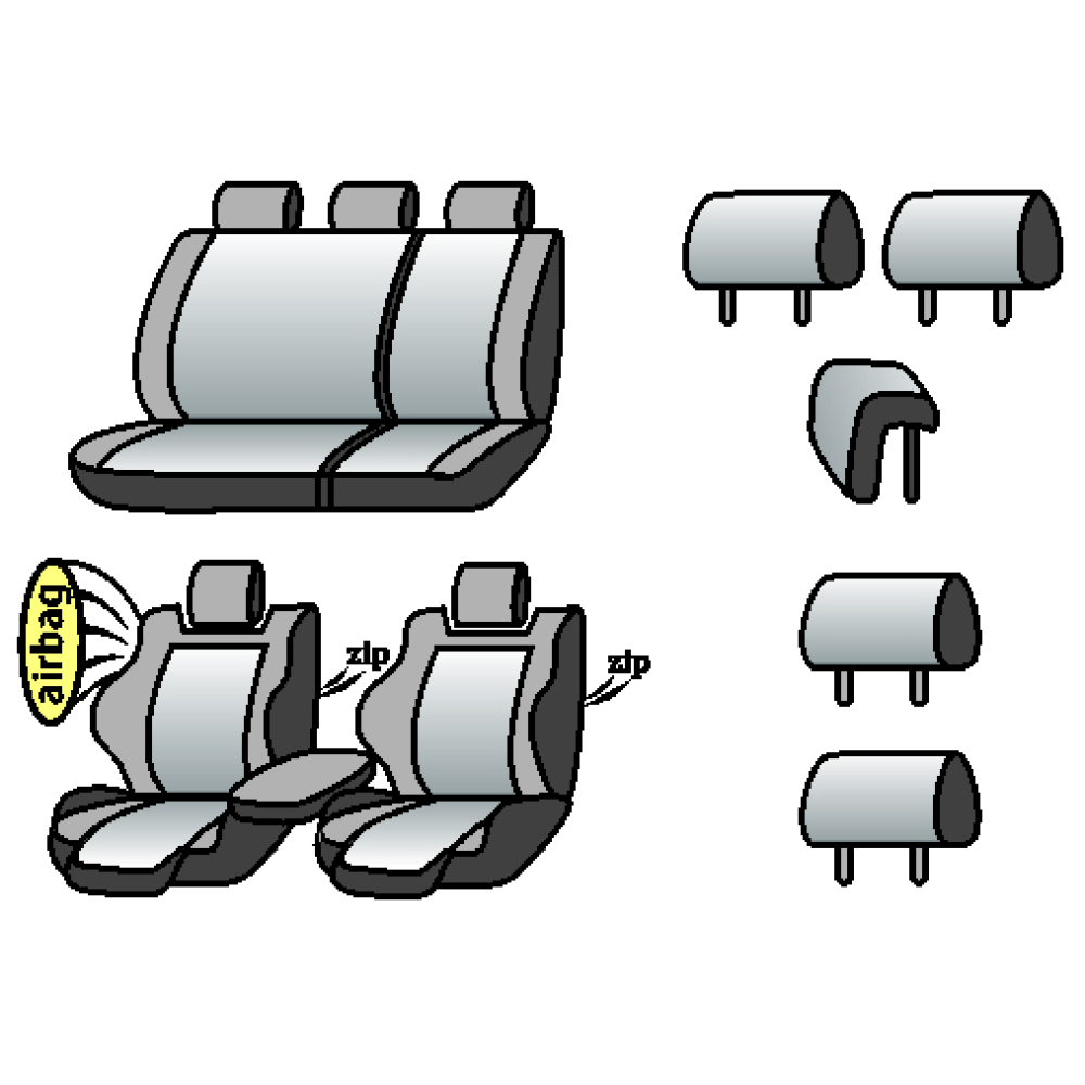 SKODA Fabia II 2007-2010рр.(хетчбек)(Recaro,airbag,пер. підлок.,сп. і сид. 1/3,