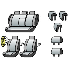 SUBARU Outback 2009-2014рр. (універсал) (airbag, сп. 1/3, задн. підлок., крила,
