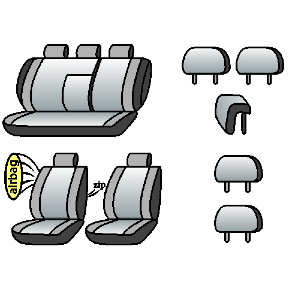 SUBARU Forester (SH) 2008-2012рр. (універсал) (airbag, сп. 1/3, задн. підлок., к