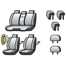 SUBARU Legacy 2003-2009рр. (седан) (airbag, сп. і сид. суц., задн. підлок., 5 пі