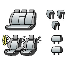 SUBARU Forester (SK) 2018р> (універсал) (airbag,пер. і задн. підл., сп. 1/3, 5 п