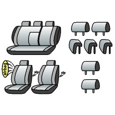 TOYOTA Camry (XV40) 2006-2011рр. (Sedan) (airbag, сп. 1/3, задн. підлок., крила,