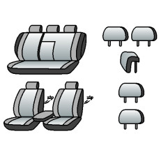 TOYOTA Avensis 1998-2003рр. (седан) (Сп. 1/3, пер. і задн. підлок., крила, 5 під