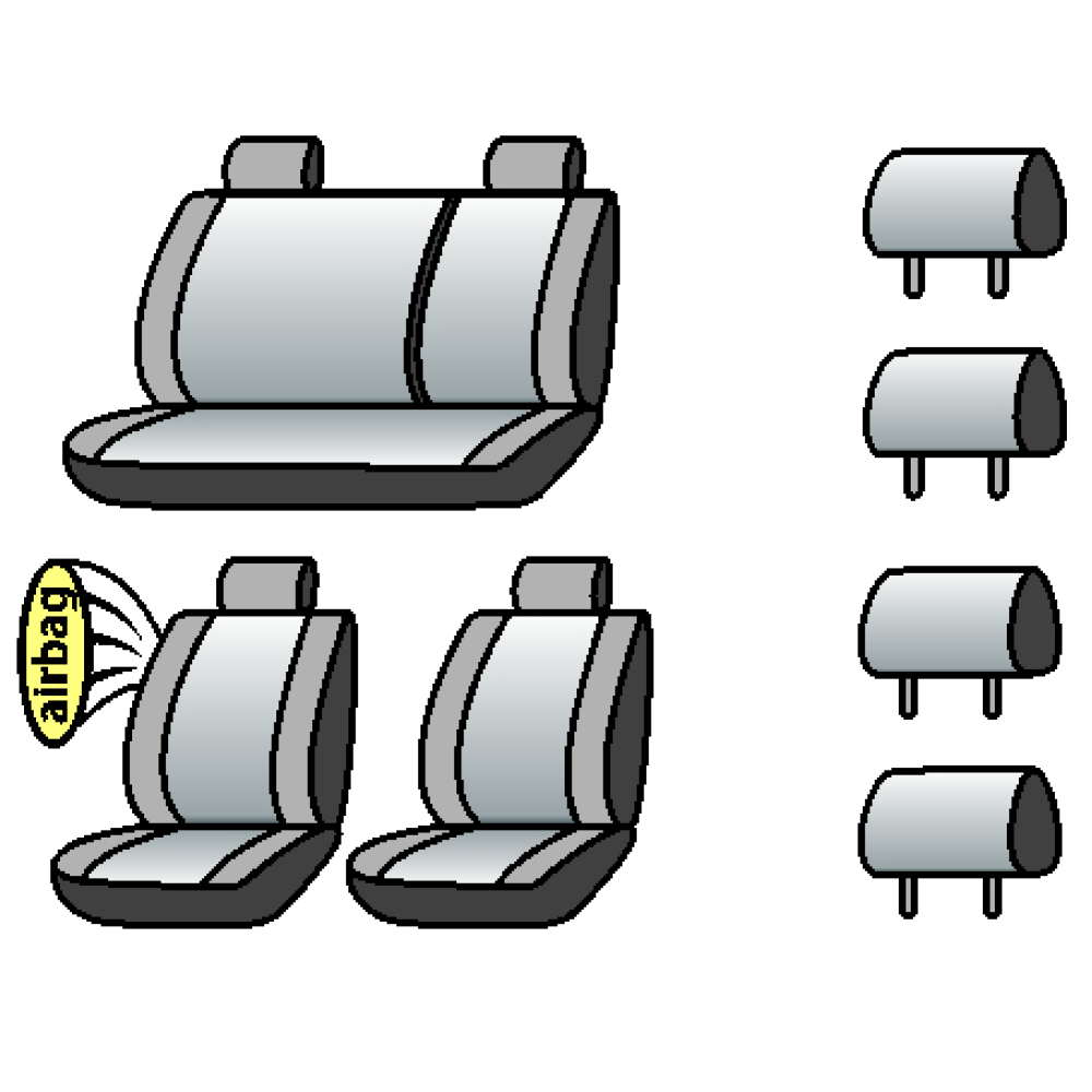 TOYOTA Corolla (E12) америк. версія 2000-2006рр. (седан) (airbag,сп. 1/3, 4 підг