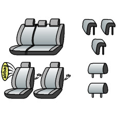 TOYOTA Yaris II (XP9)-2006-2011рр. Hatchback (airbag,сп.і сид 1/3, 5 підгол.)