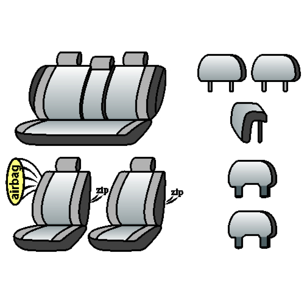 VOLVO V60  2013-2018рр.  (універсал) (airbag, сп. 1/3,задн. підлок.,крила, 5 під