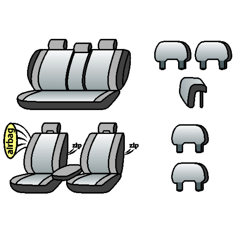 VOLVO XC60  2008-2018рр.  (універсал) (airbag, сп. 1/3,задн. підлок.,крила, 5 пі